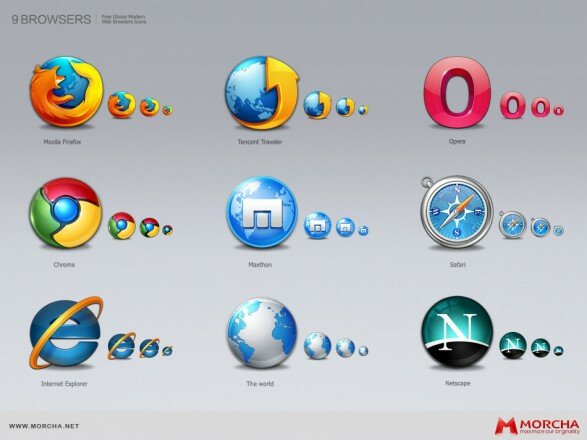 9Browsers Icons set