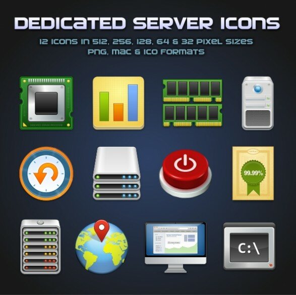 icônes serveur gratuites