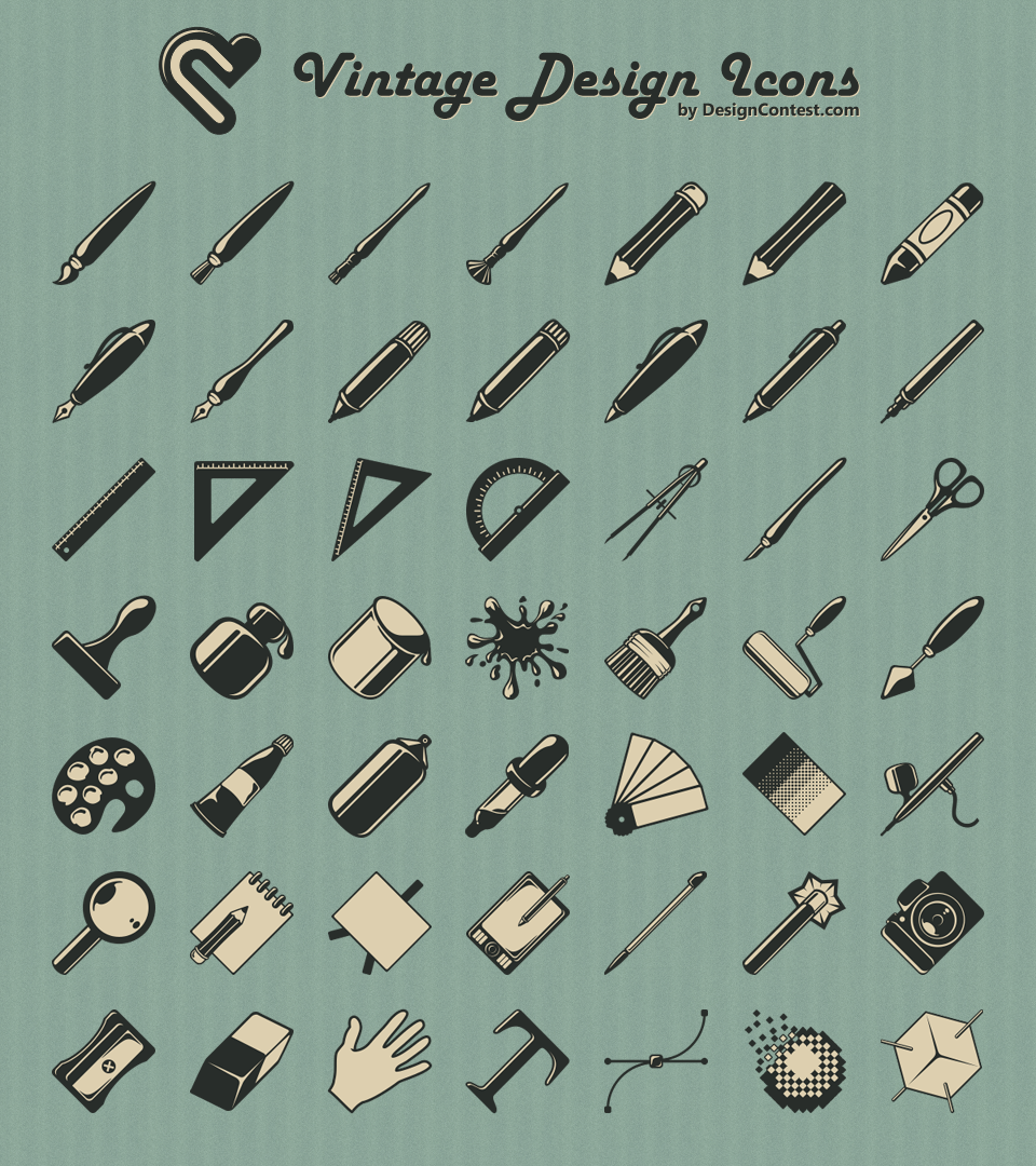 Vintage design icônes