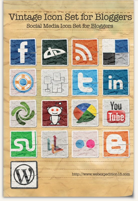 Vintage Icon Set