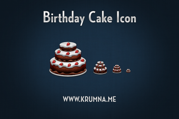 icones gâteau d'anniversaire
