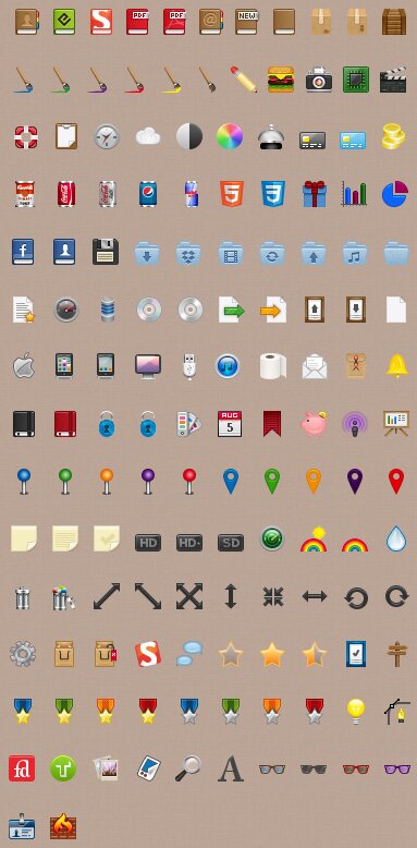 icones webdesign divers