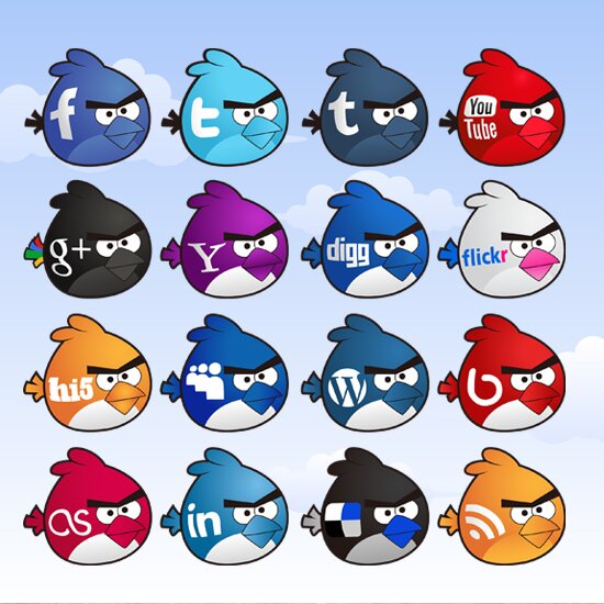 angry birds icônes