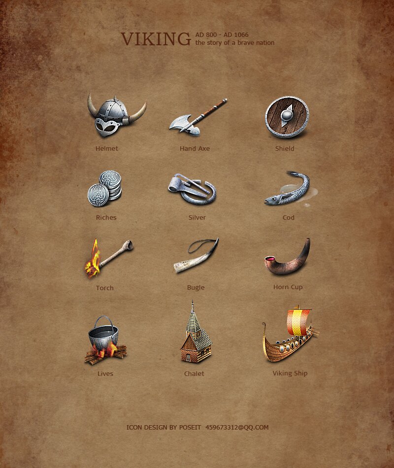 Icônes Viking