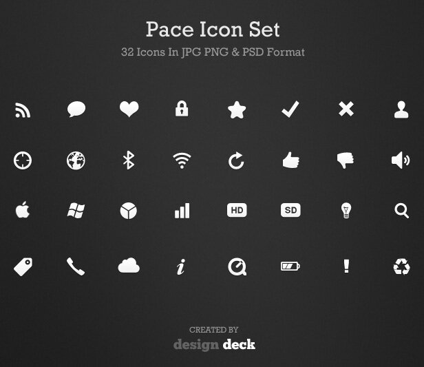 Pace Icon Set