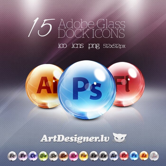 Adobe CS5 Glass