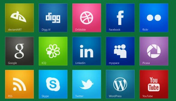 windows 8 metro style icons