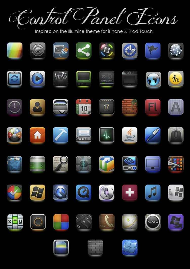 Control Panel icon pack