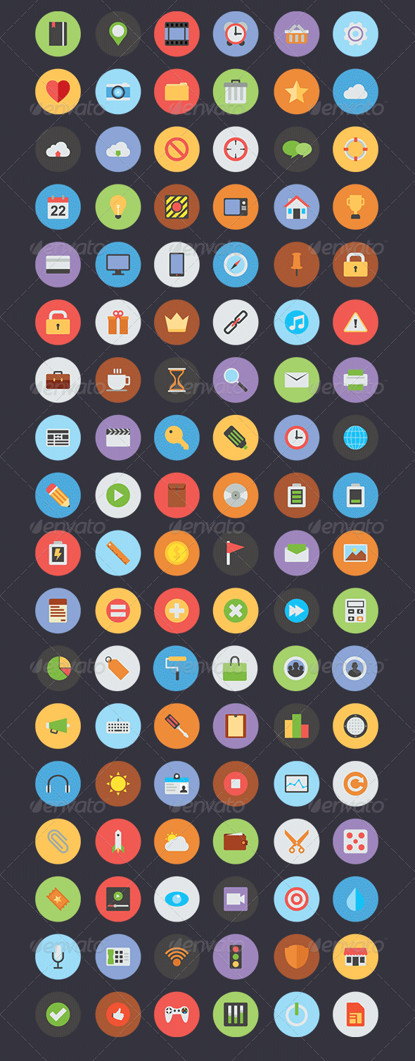 Flat Icons Pack