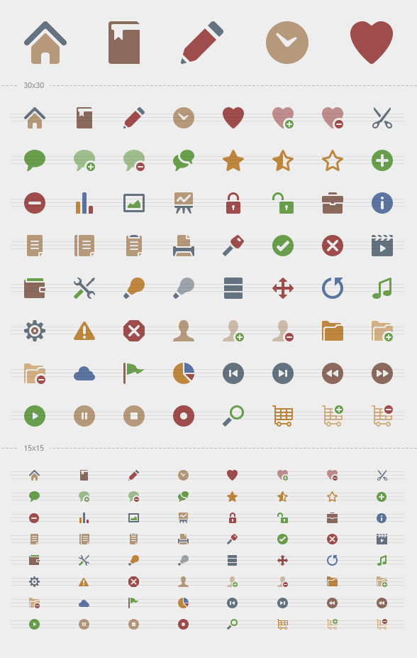 64 Vector Flat Icones