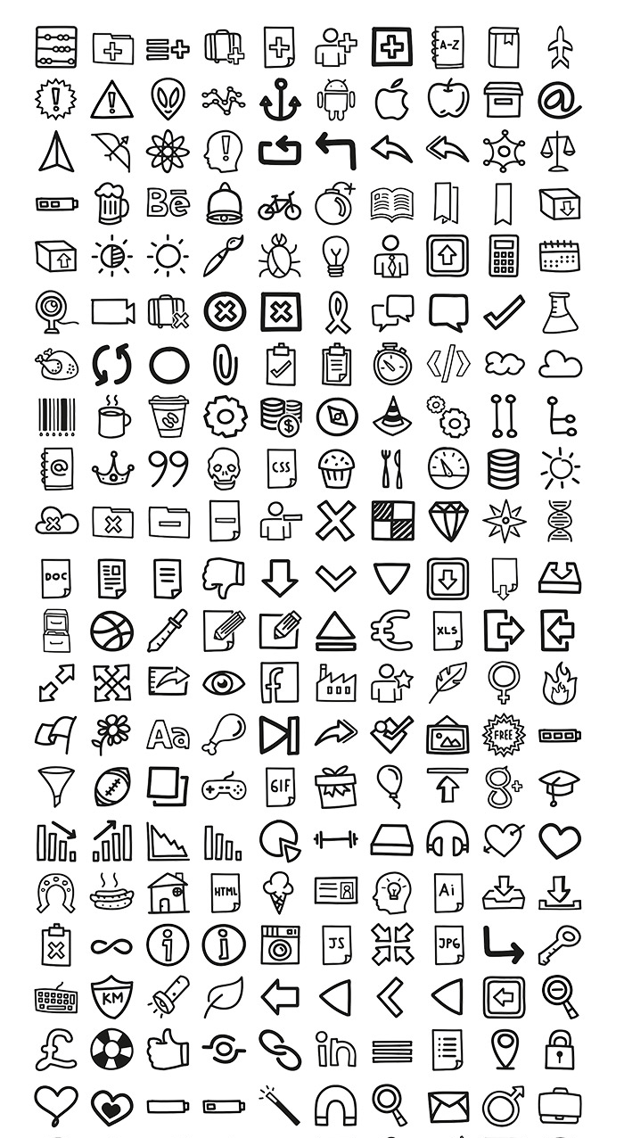400 icônes SVG