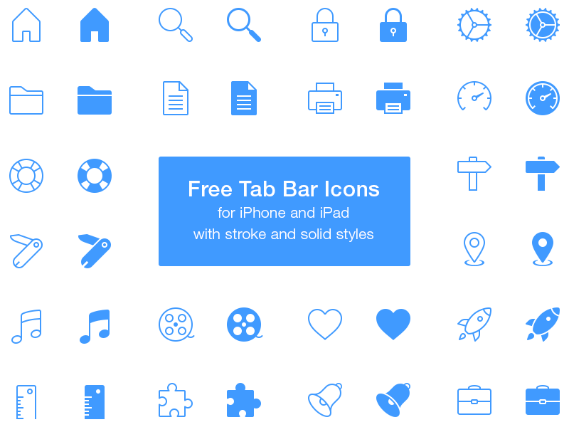 Tab bar icones